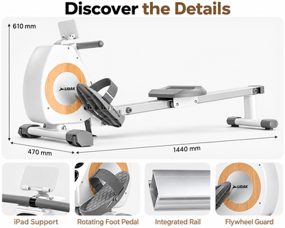Foldable Mechanical Exercise Rowing Machine