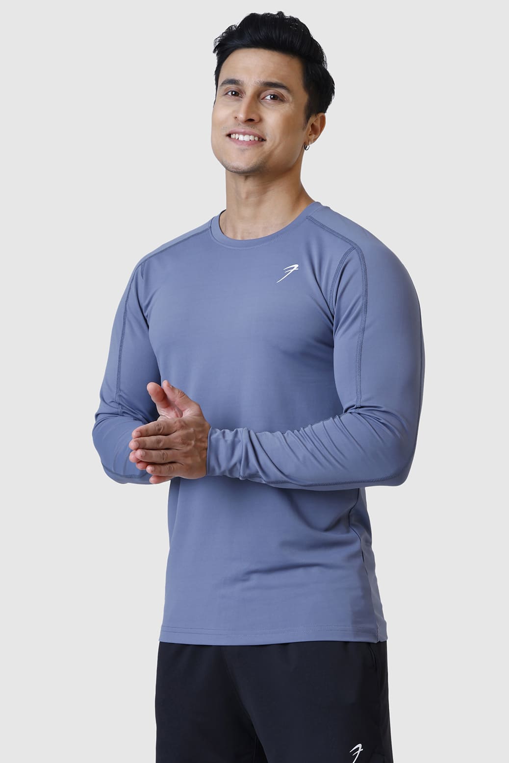 Rush Fullsleeves T-shirt Light Grey