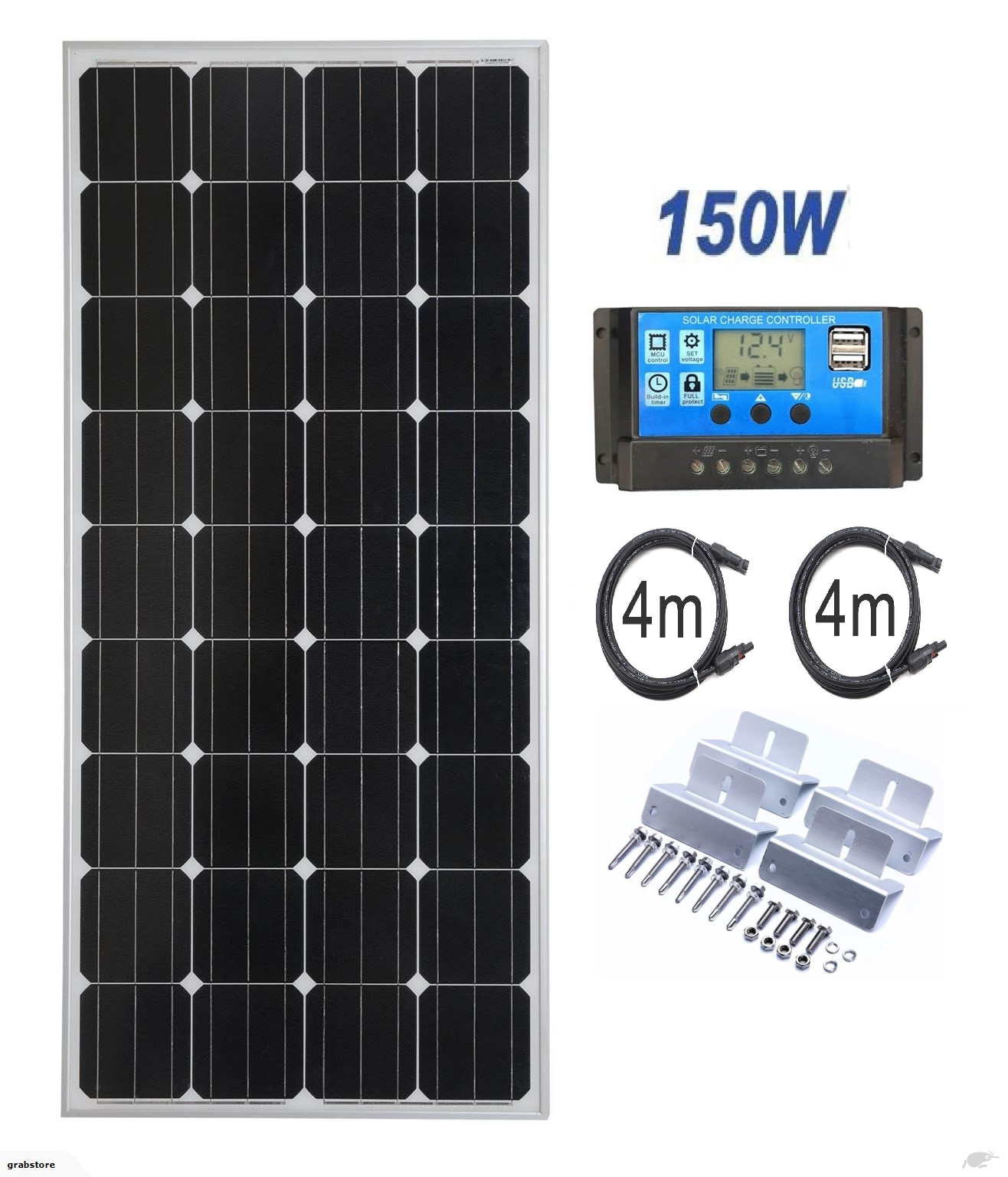 150W Solar Panel Kit