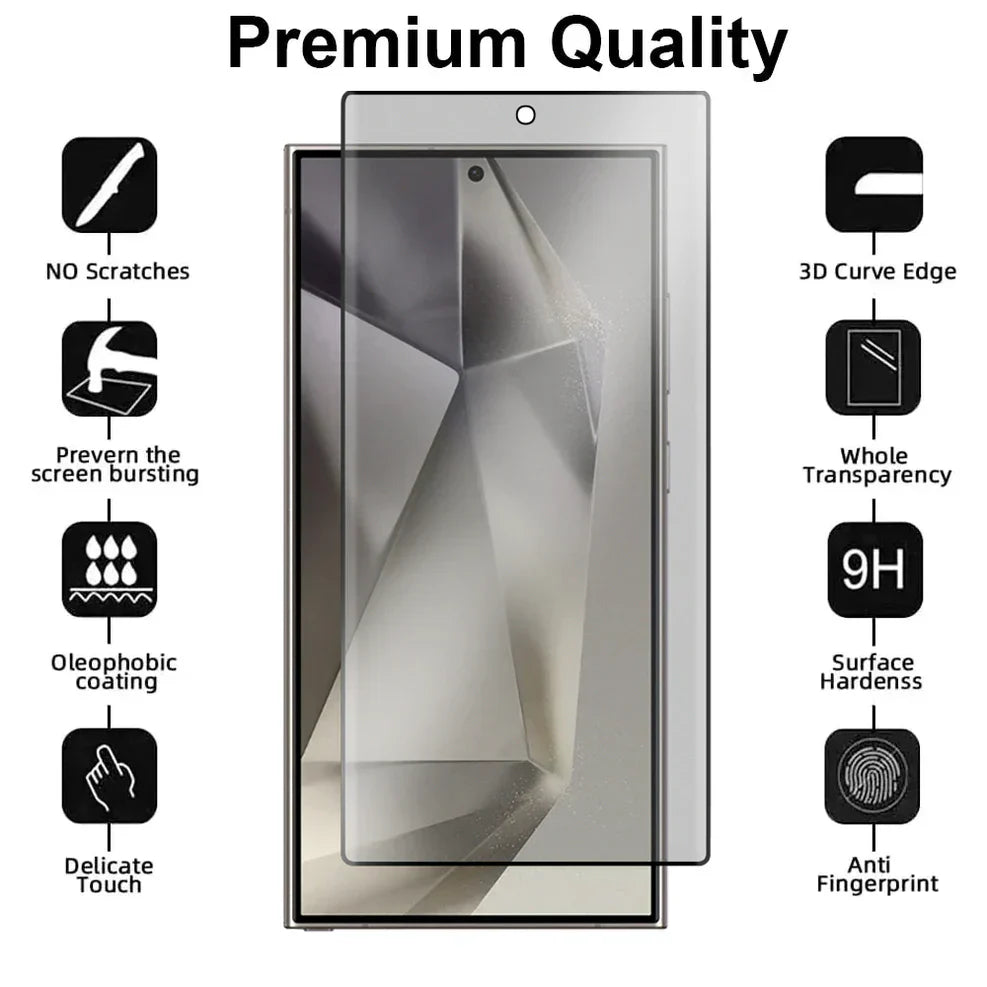 Compatible with Samsung S26 Ultra Full Screen HD Matte Anti-fingerprint Tempered Glass Screen Protector
