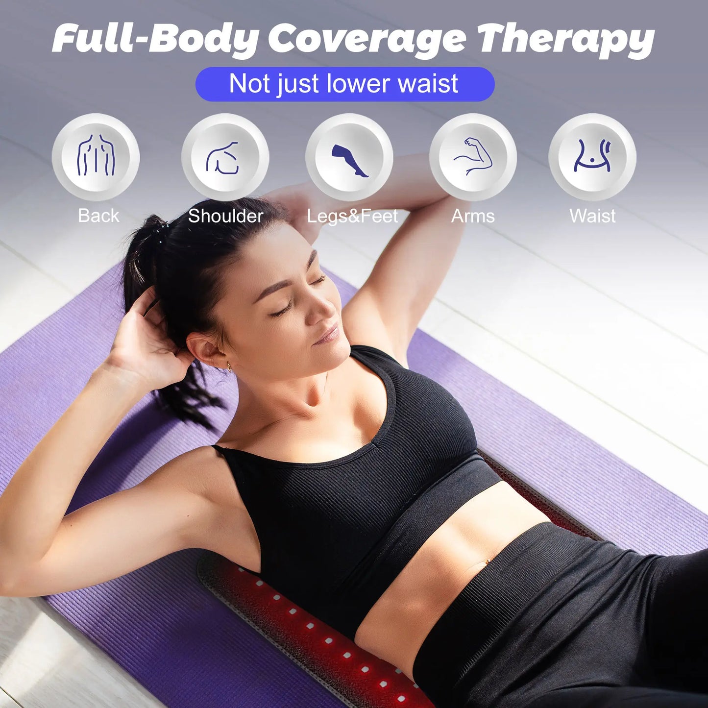 Red Infrared Light Therapy Belt – Wearable Therapy Wrap