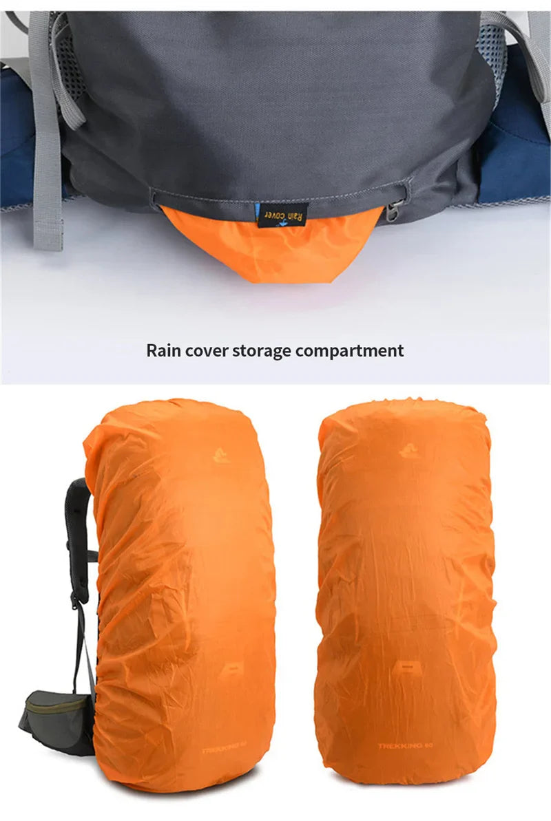 60L Camping Backpack – Ideal for Hiking, Climbing and Mountaineering ZYQS7146