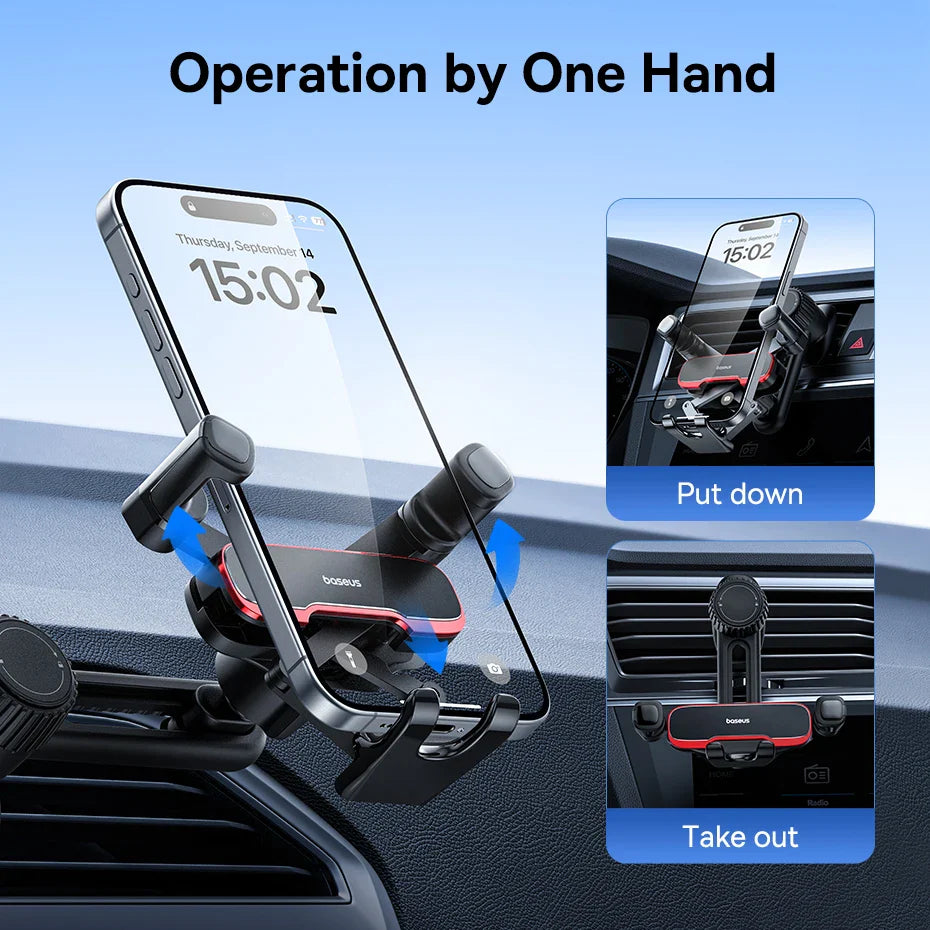 Auto Clamping Gravity Car Phone Holder Air Vent Mount
