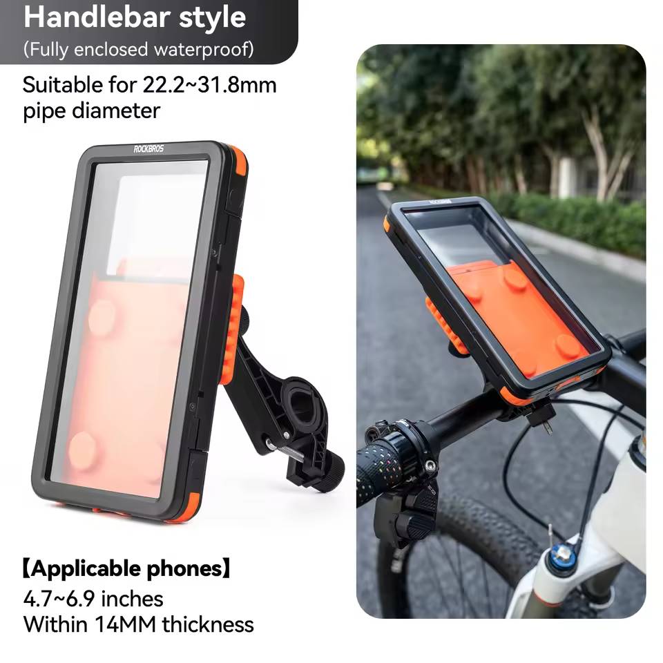 Phone Holder for Bike Handlebar Mount Waterproof
