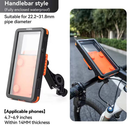 Phone Holder for Bike Handlebar Mount Waterproof
