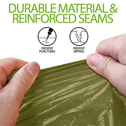 Emergency Thermal Blanket & Raincoat – Compact, Waterproof LCK7011