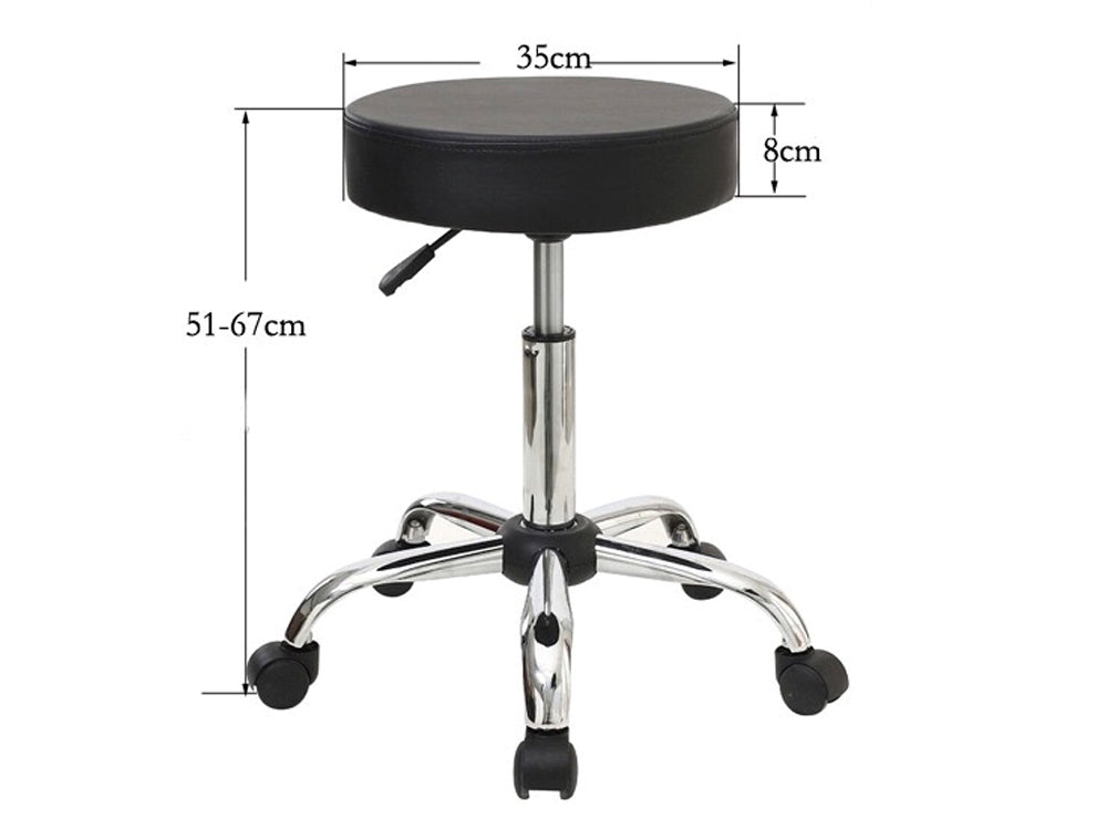Stool Chair Rolling Chair Massage Facial Tattoo Bar Stools Salon Beauty - The Shopsite