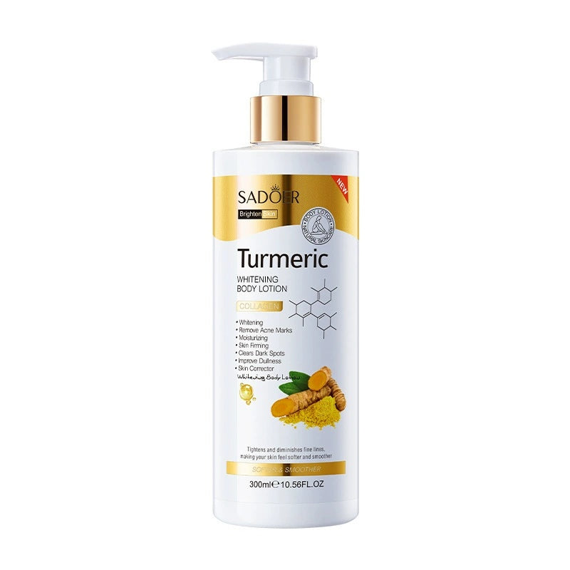 SADOER Turmeric Brightening Body Lotion with Collagen – 300ml