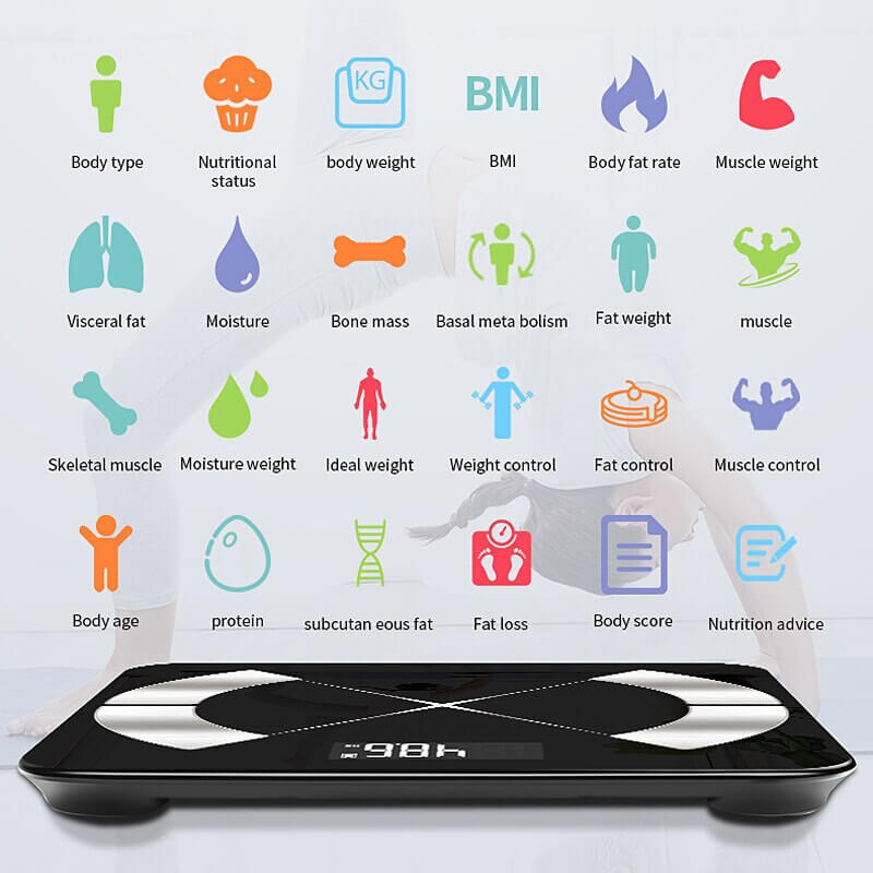 Bathroom Scales Bluetooth Body Fat Scale - The Shopsite