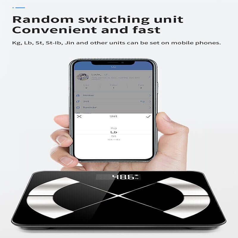 Bathroom Scales Bluetooth Body Fat Scale - The Shopsite