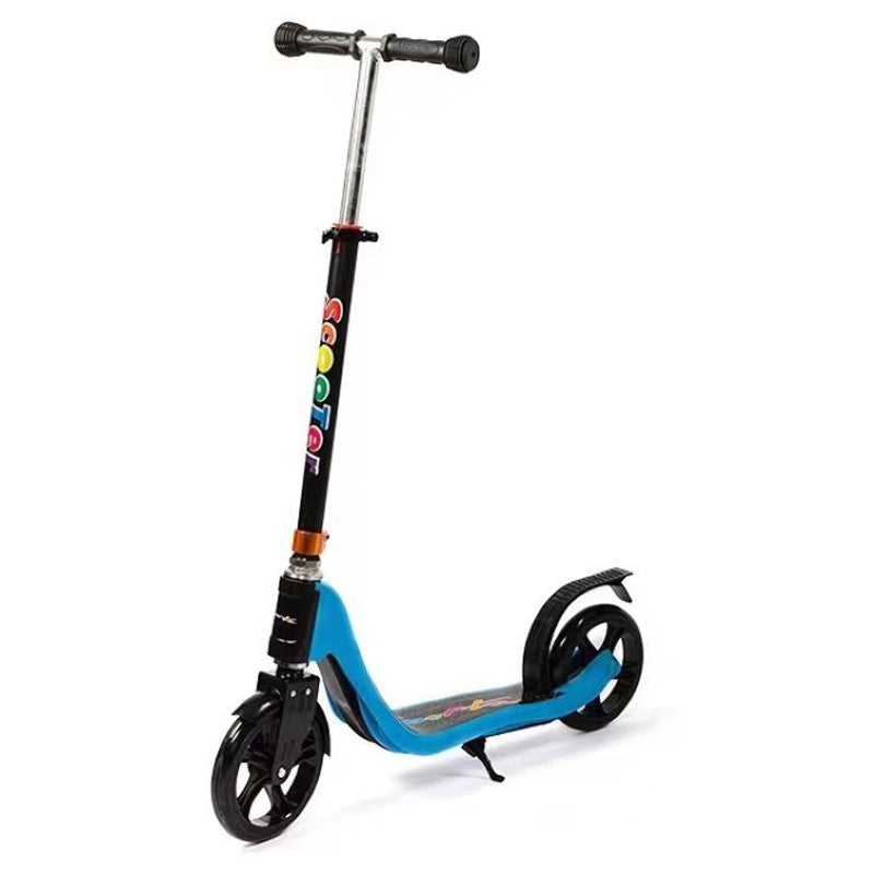 Scooter with kickstand