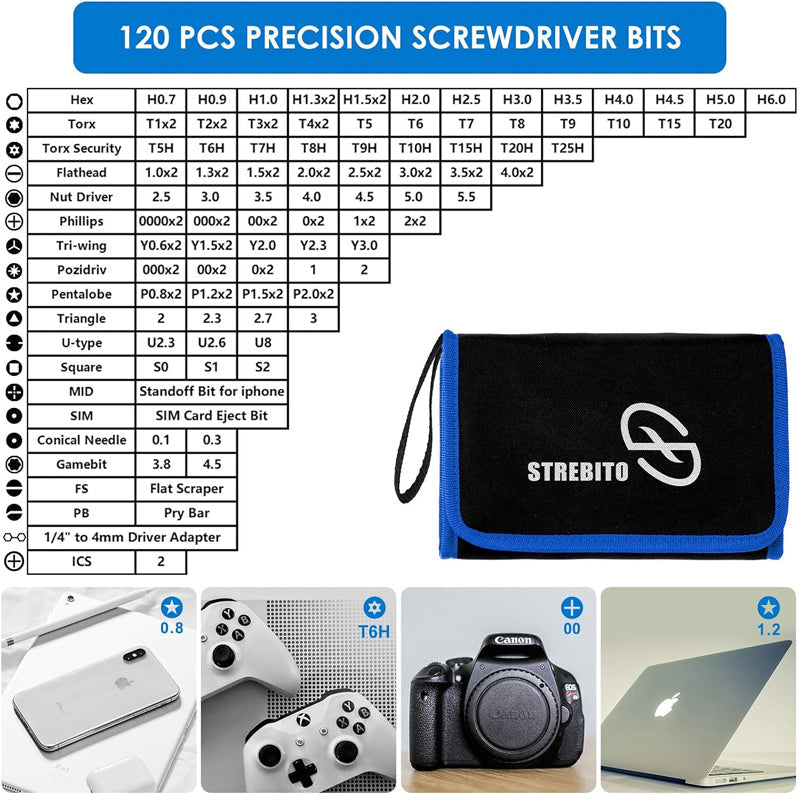 Precision 142PCS Electronics Screwdriver Set