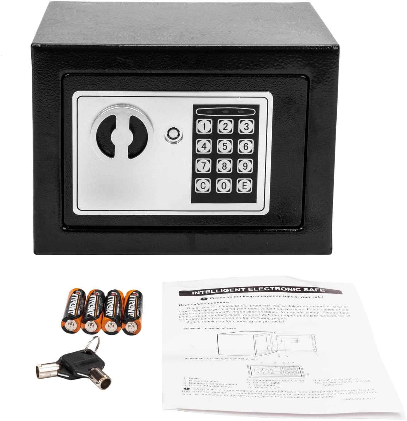 safe box emergency keys