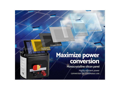 Electric fence energizer battery