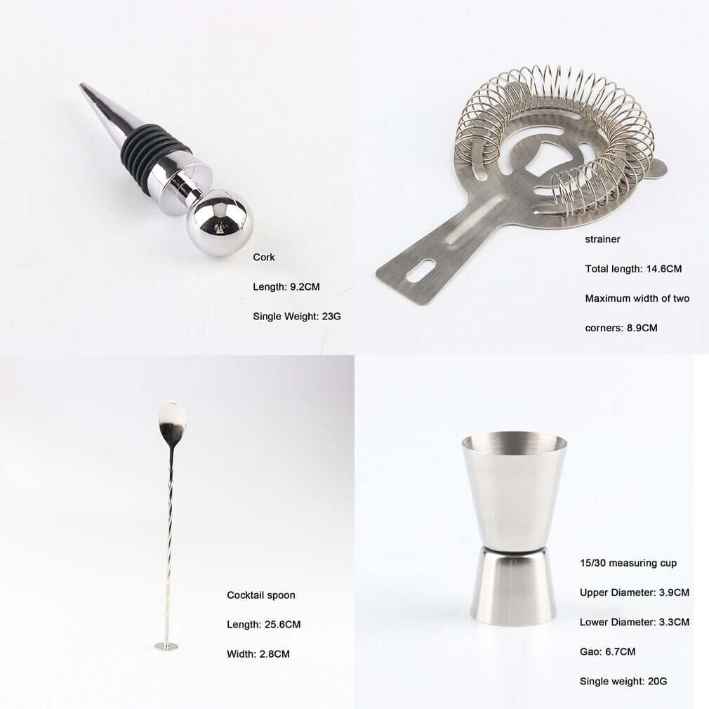 Cocktail Shaker Set 23Pcs 750Ml - The Shopsite