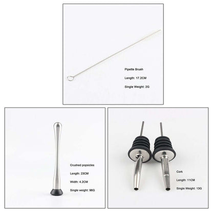 Cocktail Shaker Set 23Pcs 750Ml - The Shopsite