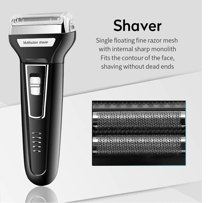 Cordless electric shaver