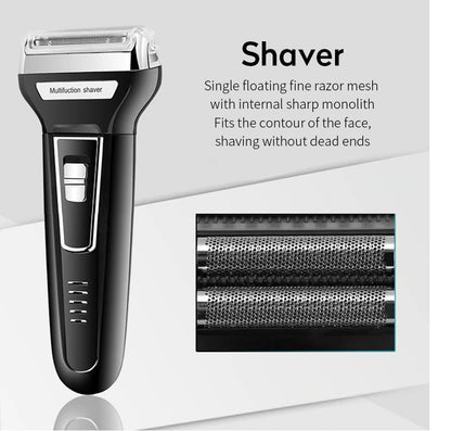 Cordless electric shaver