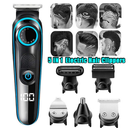 Cordless hair trimmer grooming kit