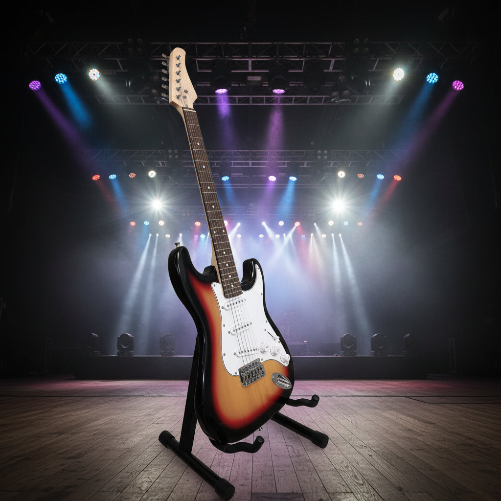 Orange Electric Guitar, MS-100/ORG, Glossy