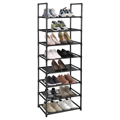 Shoe Rack Storage Shelves 8 Tier 16 Pair