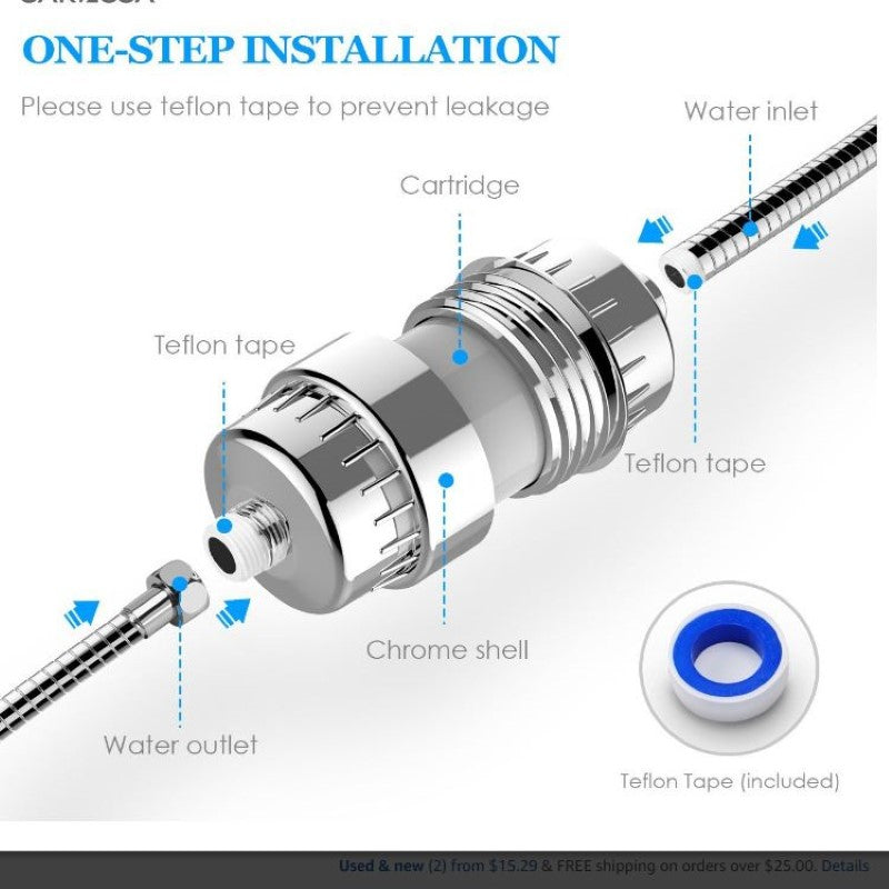 Shower Filter 15 Stage Shower Filter Chlorine Removal Filter