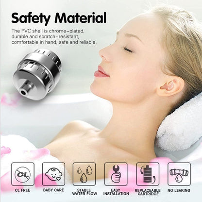 Shower Filter 15 Stage Shower Filter Chlorine Removal Filter