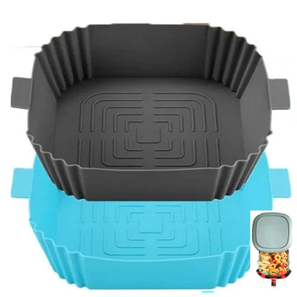 Square silicone air fryer liner