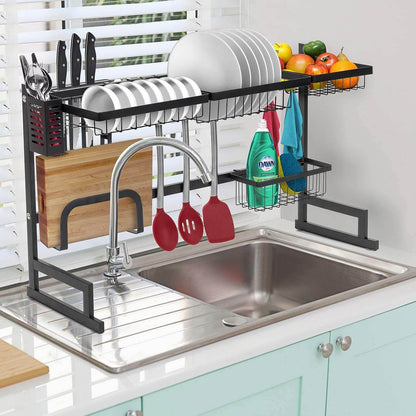 Dish Drying Rack Over Sink Kitchen Supplies