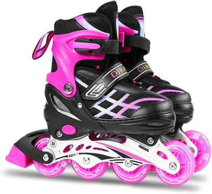 Inline skates with brakes