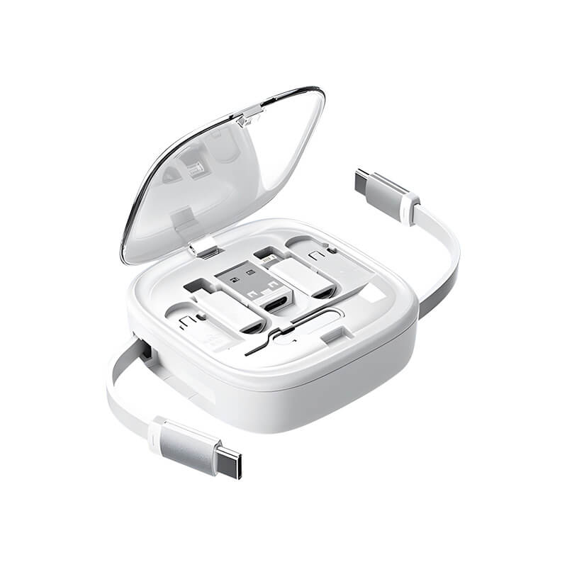 Coteci Multifunctional Retractable 60W Charging Data Cable Box 87701