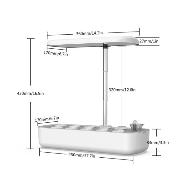 Smart Hydroponics Indoor Herb Garden - The Shopsite