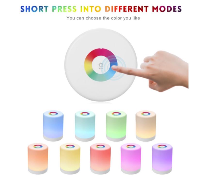 Smart LED Night Light Dimmable USB Rechargeable - The Shopsite