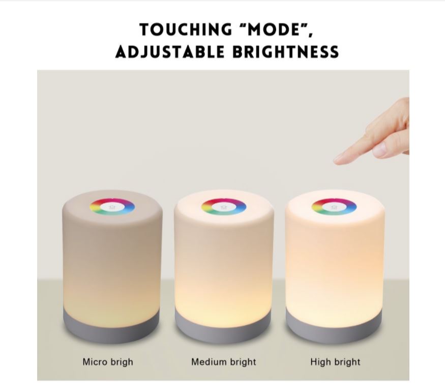 Smart LED Night Light Dimmable USB Rechargeable - The Shopsite