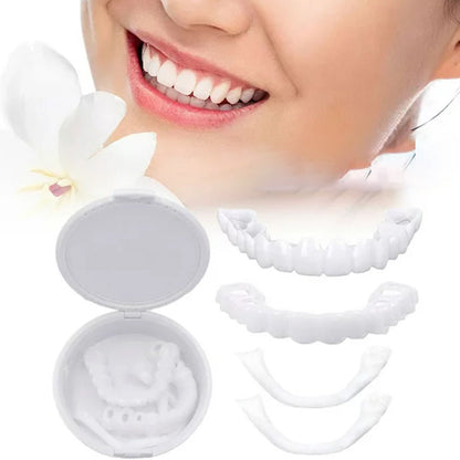 Perfect Smile Instant False Teeth Hot Whitening Snap Perfect Smile Teeth Fake Tooth Cover
