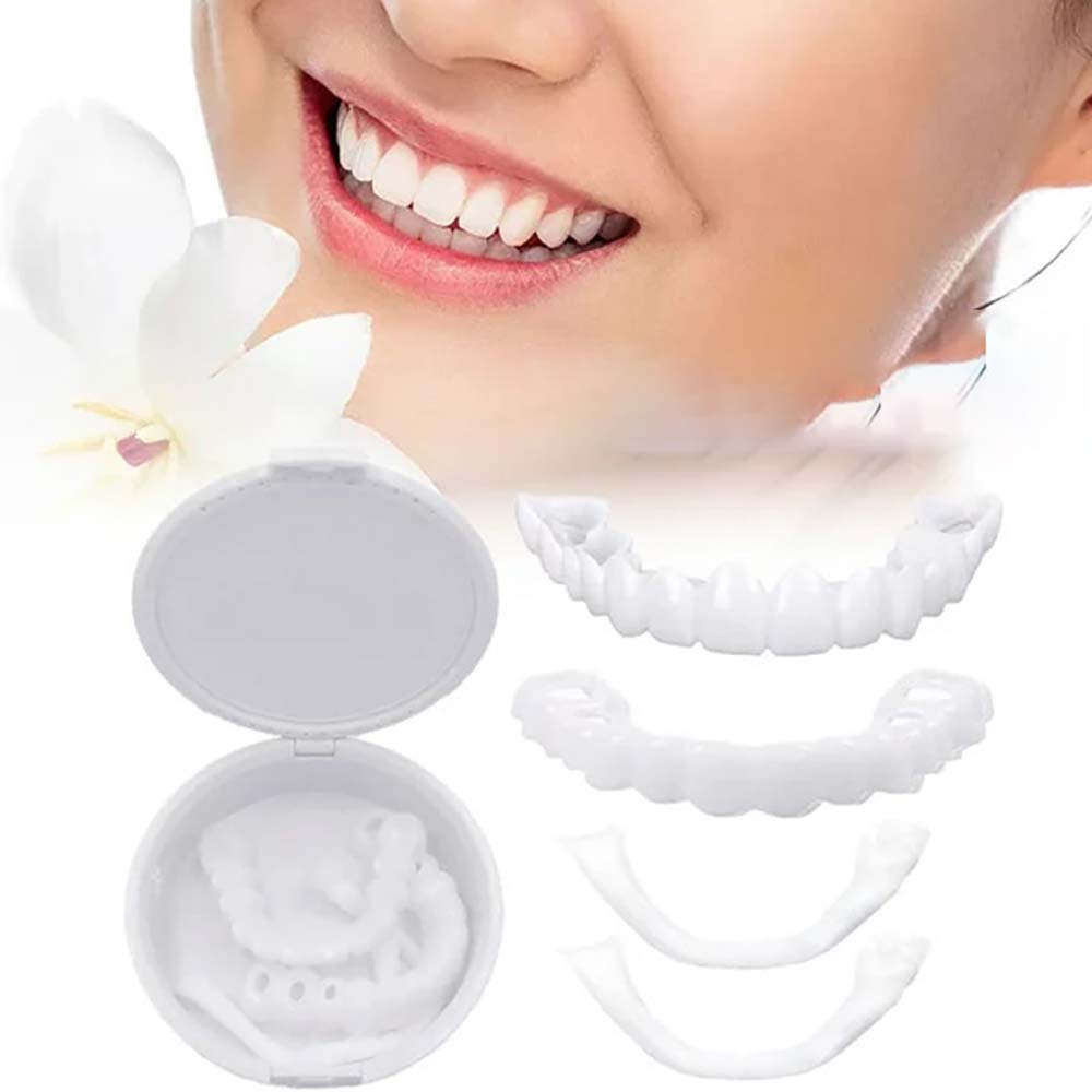 Instant false teeth covers