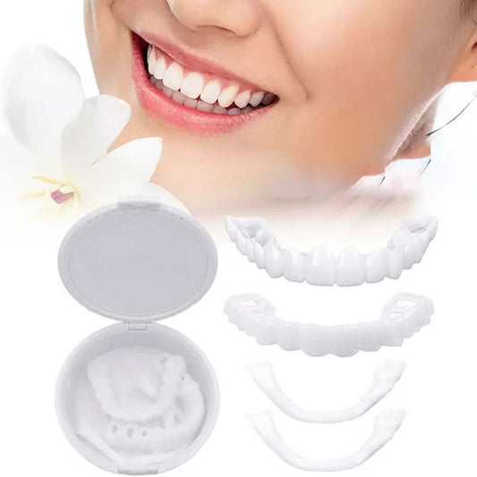 Instant false teeth covers