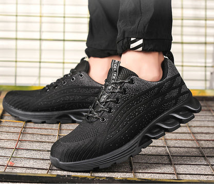 Steel Toe Work Shoes Anti Piercing Lightweight Sneakers Hiking Shoes