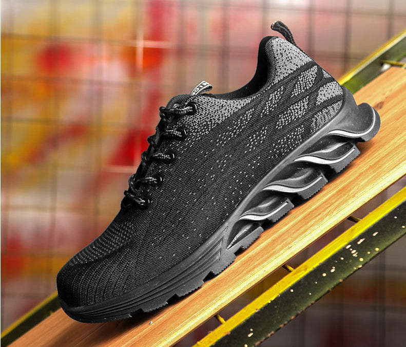 Steel Toe Work Shoes Anti Piercing Lightweight Sneakers Hiking Shoes