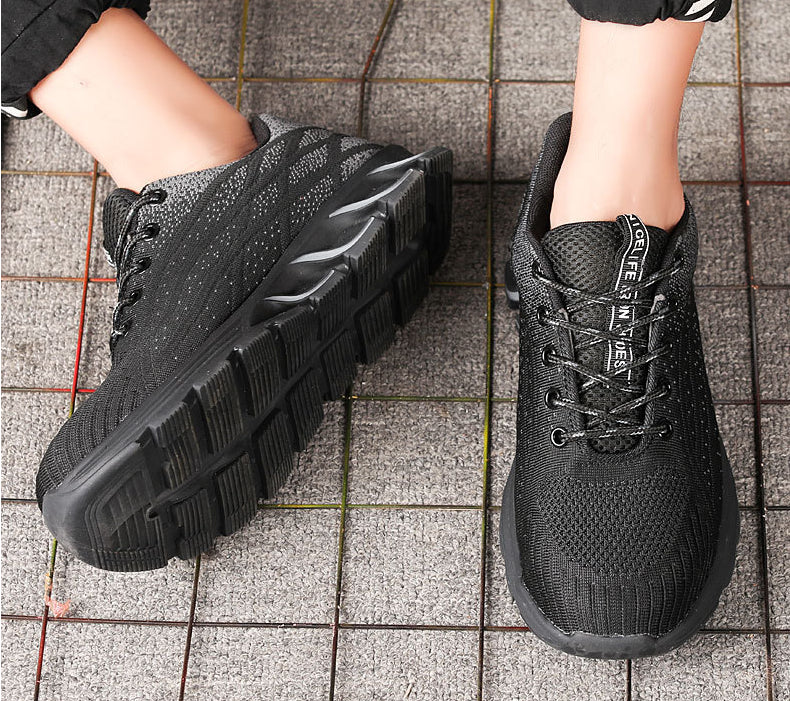 Steel Toe Work Shoes Anti Piercing Lightweight Sneakers Hiking Shoes