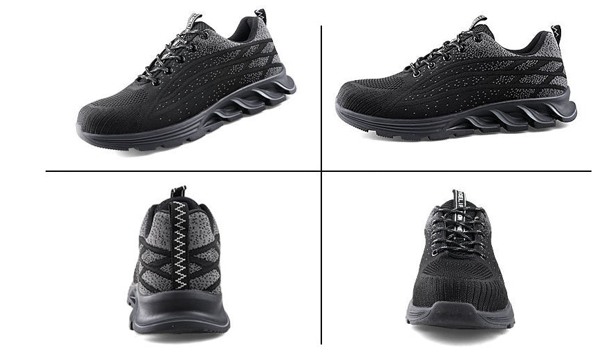 Steel Toe Work Shoes Anti Piercing Lightweight Sneakers Hiking Shoes