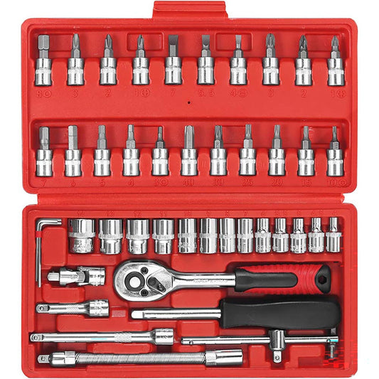 46 piece ratchet wrench set