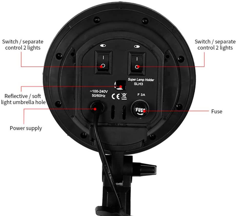 4 Head Studio Photography set Lighting Kit - The Shopsite