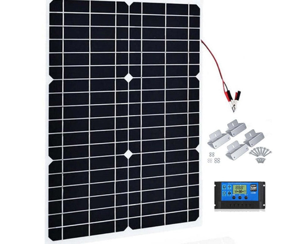 Solar panel with aluminum frame