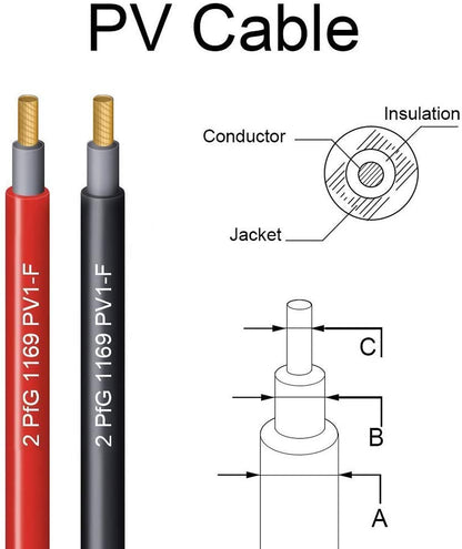 Solar Panel Extension Cable Mc4 Cable - The Shopsite