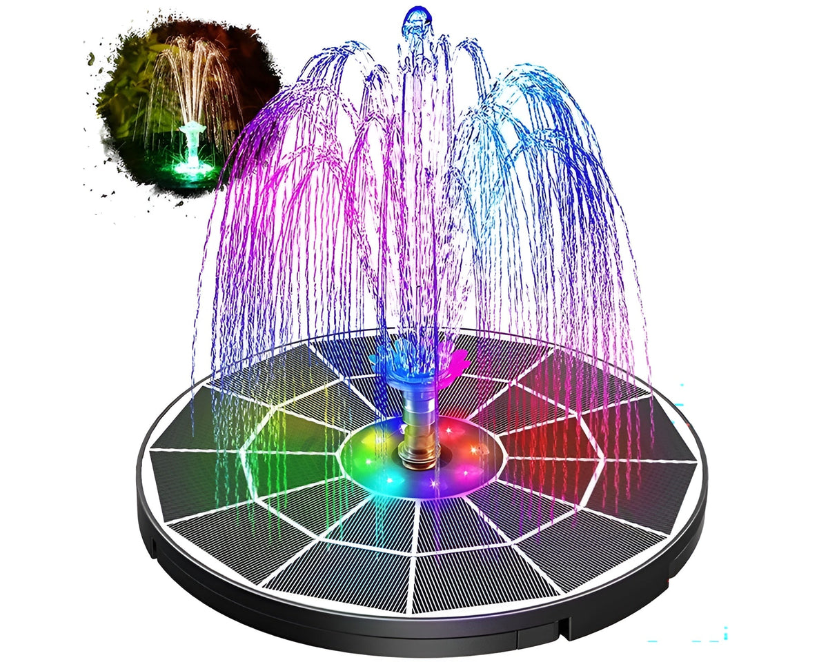 Solar Water Fountain