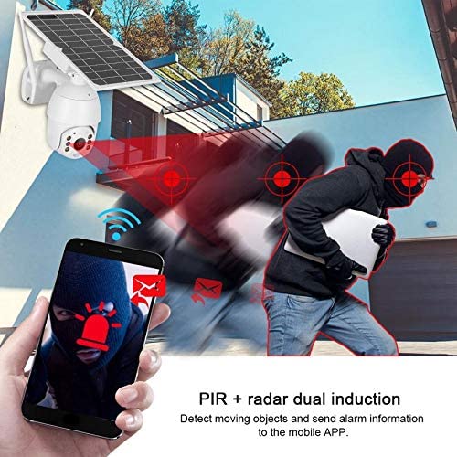 Solar Security Camera 1080P Two - way Audio - The Shopsite