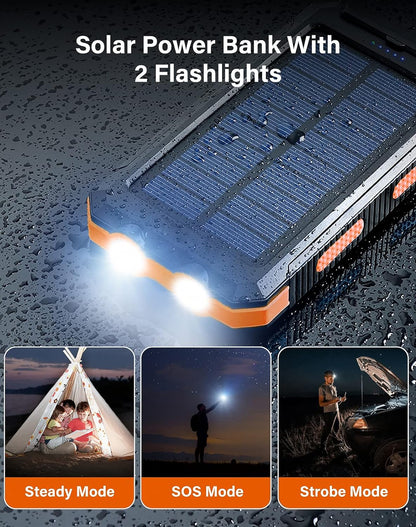 Solar Power Bank Solar Charger 20000Mah