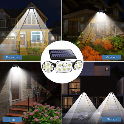 bright solar floodlight