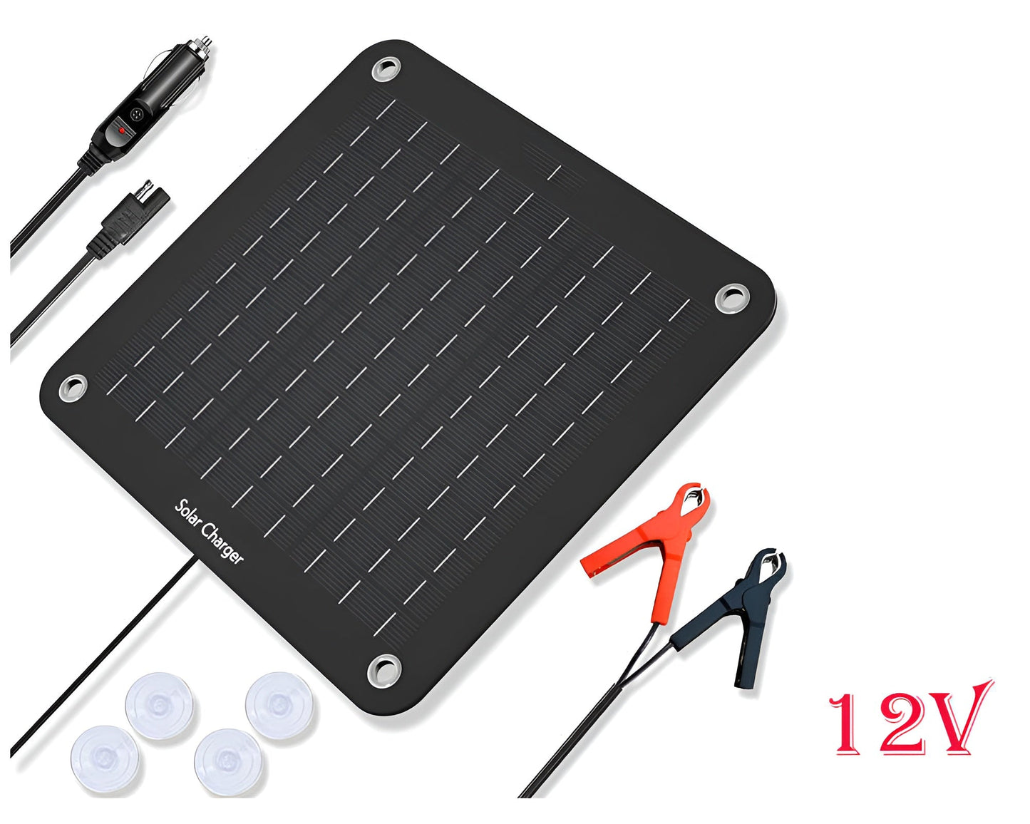Solar Panel Trickle Charger 12V 10W Solar Panel Battery Charger